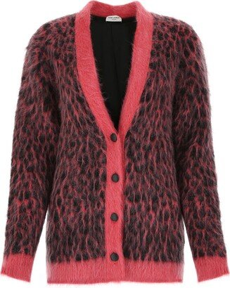 Leopard Knitted Cardigan