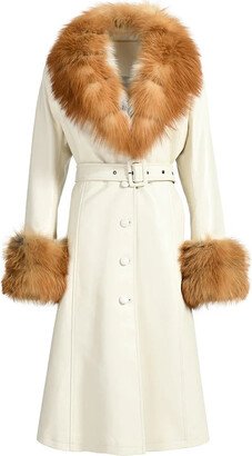 Wanan Touch Lux Special White Leather Coat