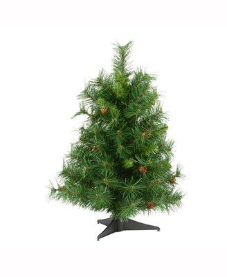 24 inch Cheyenne Pine Artificial Christmas Tree Unlit