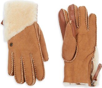 Shearling & Leather Gloves