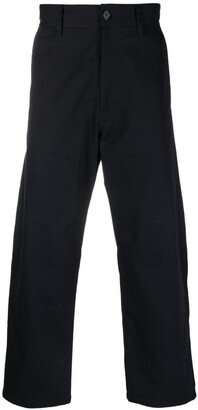 Cropped Wide-Leg Trousers-AL