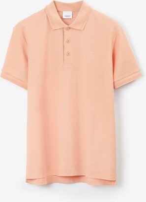 Monogram Motif Cotton Piqué Polo Shirt