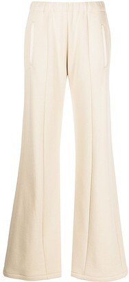 High-Waisted Wide Leg Track Trousers