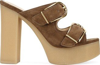 Garrick 120MM Platform Leather Sandals