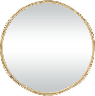 Gold Metal Wall Mirror