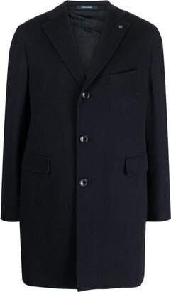 Single-Breasted Wool Coat-DF