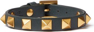 Rockstud leather bracelet