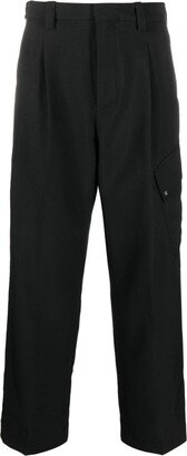 Combine straight-leg cropped trousers
