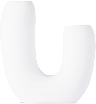 Tina Frey Designs White U Candle Holder