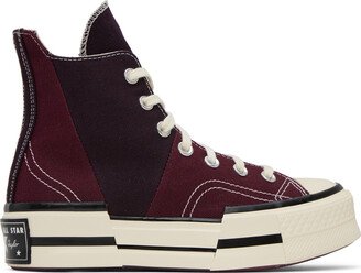 Burgundy Chuck 70 Plus Sneakers