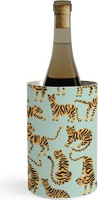 Cat Coquillette Tiger Collection Mint Orange Wine Chiller