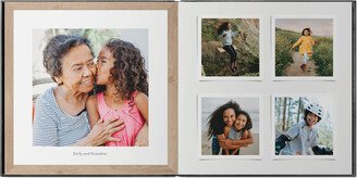 Photo Books: Rustic Gallery Photo Book, 12X12, Premium Leather Cover, Deluxe Layflat