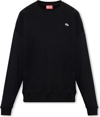 Logo Embroidered Crewneck Sweatshirt-BD