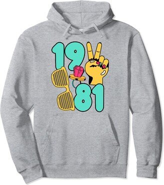 Married Since 1981 Anniversary Together 80s 1981 Wedding Anniversary Married Since 80s Couples Matching Pullover Hoodie