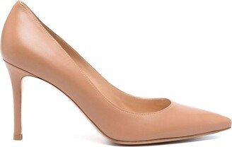 Gianvito 85mm leather pumps-AB