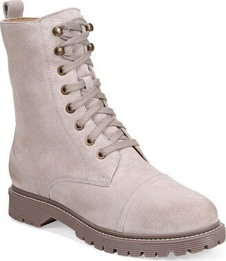 Bruna Suede Combat Boot