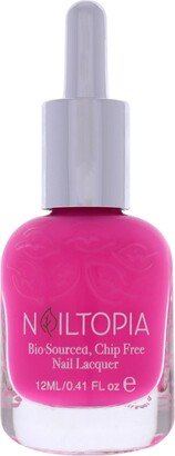 Bio-Sourced Chip Free Nail Lacquer - Bird of Paradise by Nailtopia for Women - 0.41 oz Nail Polish