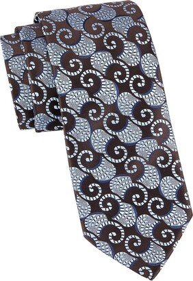 Swirl Silk Tie-AA