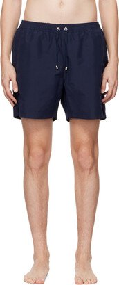 Navy Drawstring Swim Shorts