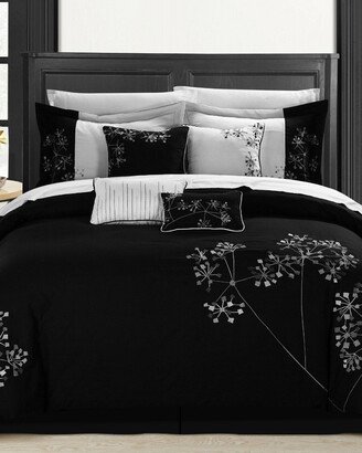 Sakura Embroidered Comforter Set