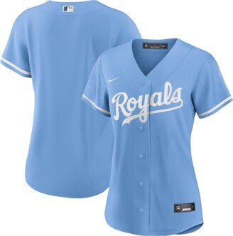 Women's Light Blue Kansas City Royals Alternate Replica Team Logo Jersey