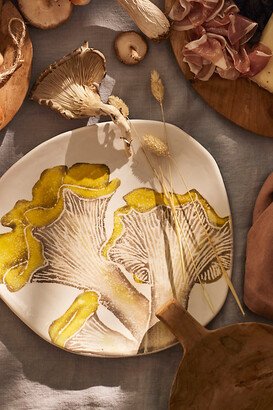 Mushroom Dinner Plate, Yellow