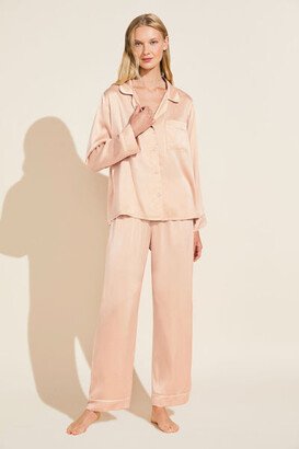 Inez Washable Silk Long PJ Set-AG