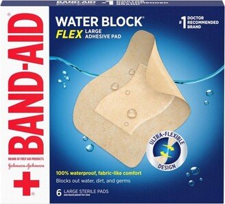 Band-Aid Water Block Flex Adhesive Pad - 6ct