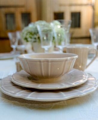 Chloe Taupe Dinnerware Collection