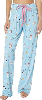 Playful Prints Pants (Sky Blue) Women's Pajama