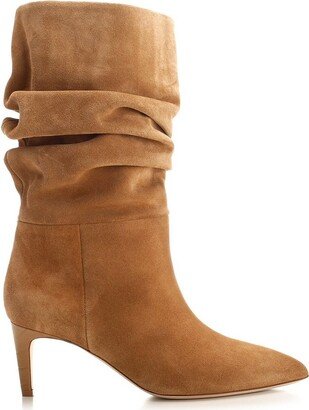 Slouchy Pointed Toe Ankle Boots