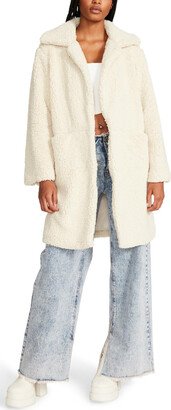 Womens Faux Fur Cozy Teddy Coat