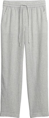 Womens Easy Pant New Off White Stripe XL/T