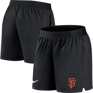 Women's Black San Francisco Giants Authentic Collection Flex Vent Max Performance Shorts