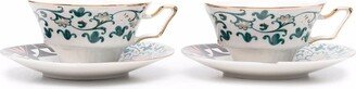 Hybrid Contrast-Print Tea Set