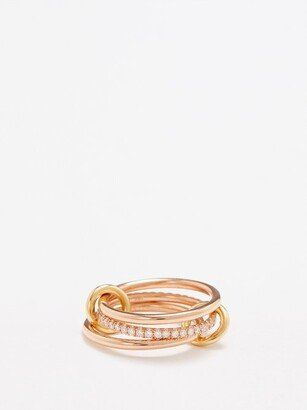 Sonny Diamond, 18kt Gold And Rose Gold Ring