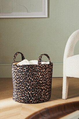 Leopard-Print Basket