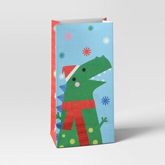 Dinosaur Christmas Treat Bag Light Blue - Wondershop™