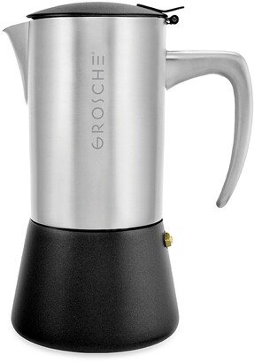 Milano Brushed Stainless Steel Stovetop Espresso Maker