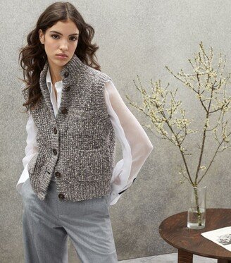 Wool-Cashmere Sweater Vest