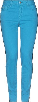 Denim Pants Turquoise