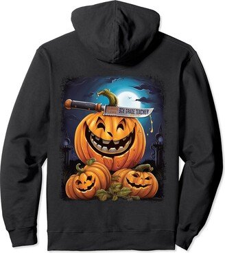 9TH GRADE TEACHER Gifts 9th Grade Teacher Funny Halloween Fun Pun Spooky Pullover Hoodie