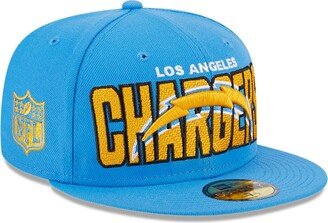 Men's Powder Blue Los Angeles Chargers 2023 Nfl Draft 59FIFTY Fitted Hat