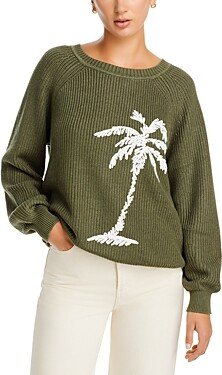 Breezy Palm Crewneck Pullover