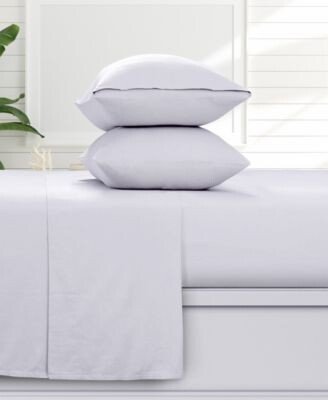 Azores Home Solid 170 Gsm Flannel Extra Deep Pocket Sheet Set