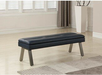 Somette Janice Blue Dining Bench