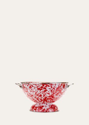 Red Swirl Medium Colander-AA