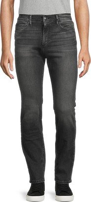 Slim Fit Whiskered Jeans-AA