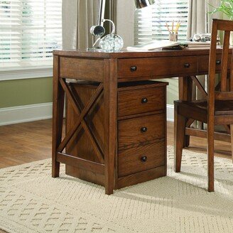 Hearthstone Ridge Rustic Oak Mobile File Cabinet