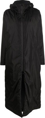 Zip-Up Hooded Raincoat-AA